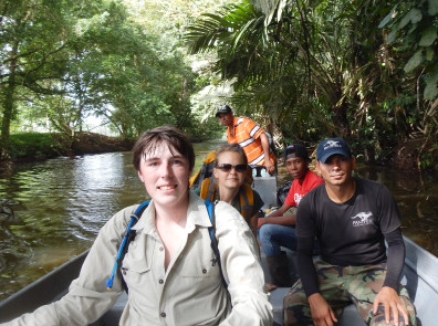 Graduate student Travis King studies big cats in the jungles of Central America.